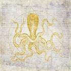 Octopus Geometric Gold