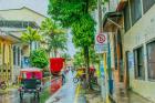 Rainy Street Iquitos Peru