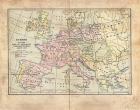 Vintage Napoleon Empire Map