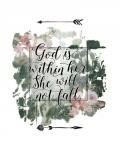 God is Within Her Floral