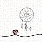 Dream Catcher Hearts and Pattern