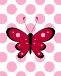Butterfly Polka Dots