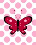 Butterfly Polka Dots