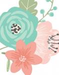 Pastel Floral Bouquet III