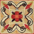 Bohemian Rooster Tile Square I