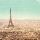 Eiffel Landscape Letter Blue II