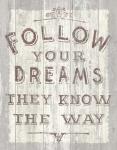 Follow Dreams Driftwood