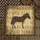 African Wild Zebra Border