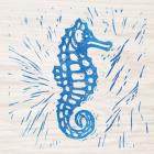 Sea Creature Seahorse Blue