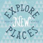 Mod Triangles Explore New Places Blue