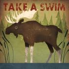 Take a Swim Moose