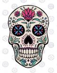 Sugar Skull II on Gray