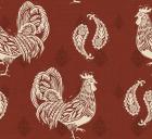 Woodcut Rooster Patterns