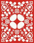Retro Tomato Otomi Silhouette
