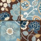 Patchwork Motif Blue II