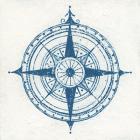 Indigo Gild Compass Rose II