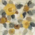 Neutral Floral Beige II Yellow Flowers