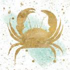 Silver Sea Life Aqua Crab