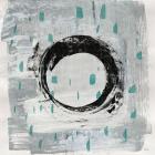 Zen Circle I Crop with Teal