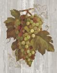 Autumn Grapes II on Wood