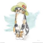 Fancy Cats III Watercolor