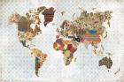 Pattern World Map Geo Background