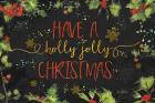 Christmas Sentiments I Black