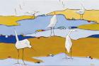 Marsh Egrets VI Dark Sand
