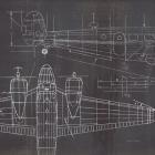 Plane Blueprint II No Words Post