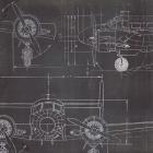 Plane Blueprint III No Words Post