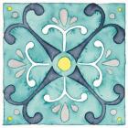 Garden Getaway Tile III Teal