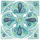 Garden Getaway Tile VI Teal