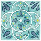 Garden Getaway Tile VII Teal