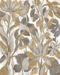 Painted Tropical Screen I Gray Gold