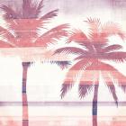 Beachscape Palms III Pink Purple