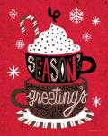 Festive Holiday Cocoa Seasons Greetings