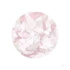 Leafy Abstract Circle II Blush Gray