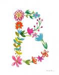 Floral Alphabet Letter II