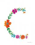 Floral Alphabet Letter III