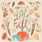Hello Fall I Sq Burlap