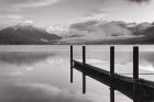 Lake McDonald Dock BW