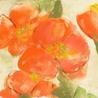 Tangerine Poppies I