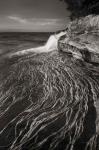 Pictured Rocks Michigan I BW