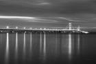 Mackinac Bridge BW