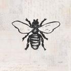 Bee Stamp BW