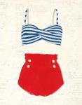 Retro Swimwear IV Newsprint