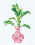 Palm Chinoiserie I Pink
