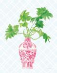 Palm Chinoiserie III Pink