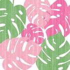 Monstera II Hot Pink