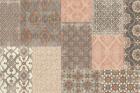 Venetian Patchwork I Orange Gray